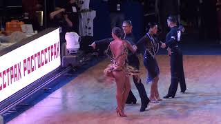 Vladislav Artiushkov - Sofia Vershinina, RUS Samba WDSF Grand Slam Latin ROC - 2017