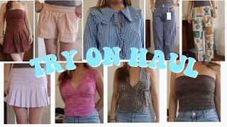 EURO GIRL SUMMER 2024 CLOTHING TRY ON HAUL (FREE PEOPLE, ASOS, PULL AND BEAR)