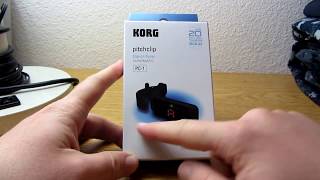 KORG Pitchclip Tuner Unbox \u0026 Demo