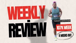 107k week, new race shoes, 30k long run | 4 weeks out