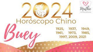 🐲 Buey Horoscopo Chino 2024 Año del Dragón de Madera 🐲 Horóscopo Chino Buey Tarot Guia Angelical