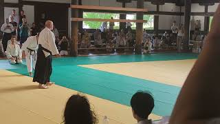 Robert Mustard Sensei at the Shioda Gozo Memorlal 2023