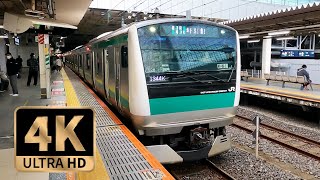 【4K Train View】JR Saikyo Line from Akabane to Shinjuku 埼京線　赤羽→新宿