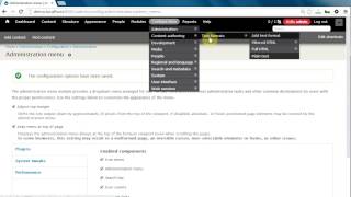 Drupal 7 - Administration Menu Module: How to create a shortcut
