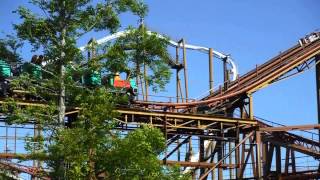 スペイン村のジェットコースター（グランモンセラー）　Spain Village of roller coaster (Gran Montserrat)