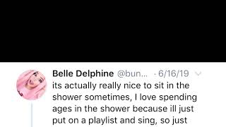 belle delphine broke twitter