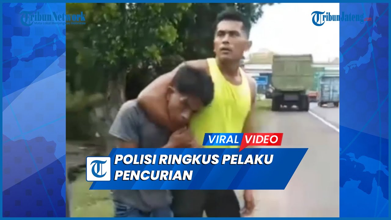 Detik-detik Polisi Ringkus Pelaku Pencurian Di Jalan Tol - YouTube