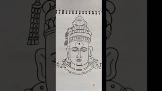 Quick simple and easy drawing of lord vitthal/ pandurang vithal/ Vithumauli drawing for beginners