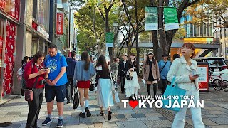 Tokyo Japan, Walk in Shibuya, Harajuku, Omotesando, Meiji-dori Avenue, Travel, 4K