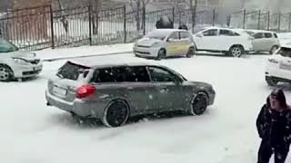 Первый снег 2017 во Владивостоке. 120 аварий за вечер.