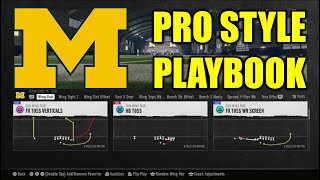 Michigan Pro Style Playbook Guide | College Football 25