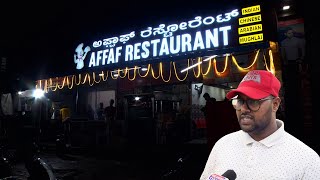 AFFAF RESTAURANT DIFFERENT TYPES OF DISHES AT HEGDE NAGAR BANGALORE