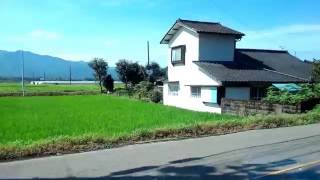 錦町一武地域の本別府地区～栄地区～原地区～平野地区～木上地域の平川地区～荒田地区～迫地区～野間地区へと