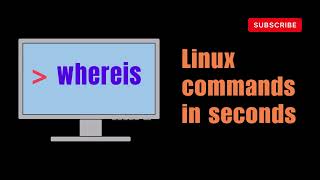 whereis | locate a program #linux #linuxcommand #linuxtutorial