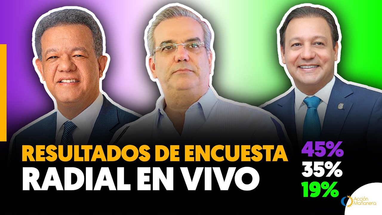 RESULTADOS DE ENCUESTA ENTRE ABINADER LEONEL Y ABEL MARTINEZ A ...