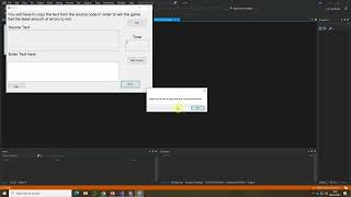 Typing game showcase Visual Basic
