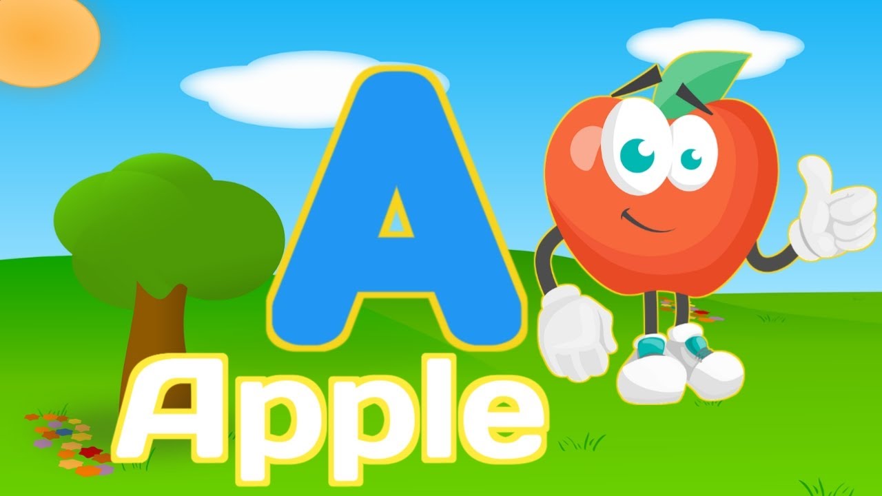 A For Apple B For Ball, Abcd, Abc Phonics Song, Alphabet For Kids ...