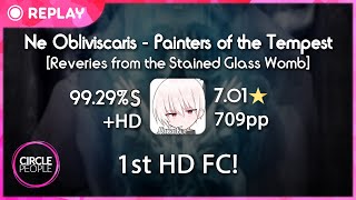 osu! | ASecretBox | Ne Obliviscaris - Painters of the Tempest [Reveries] +HD 99.29% FC | 709pp #1