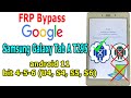 FRP Bypass Samsung Galaxy Tab A T295 Android 11, bit 4-5-6 (U4, S4, S5, S6) without PC