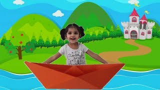 How To Make Boat with Origami Paper. Educational Video