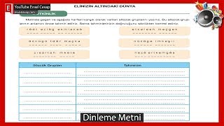 Elinizin Altındaki Dünya Dinleme Metni