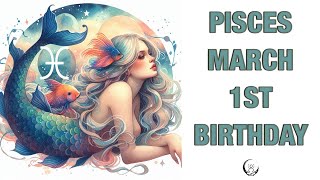 Pisces March 1st? Your Birthday's Secret Power: Unlocking Your Potential. Free Birthday Card!