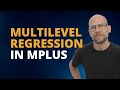 Multilevel (random slope) regression in Mplus