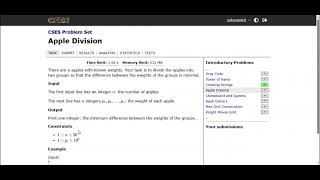 Day 2: Solving CSES "Apple Division" | Python