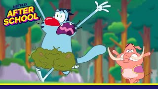 Crazy Camping Fail! Oggy and the Cockroaches: Next Generation | Netflix After School