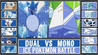 Ice Pokémon Battle | TEAM ARTICUNO vs TEAM REGICE