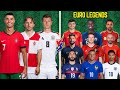 Ronaldo Toni Kroos Modric vs EURO Legends - Mbappe Benzema Bellingham Pedri De Bruyne