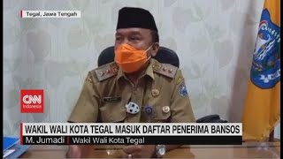 Wakil Walikota Tegal Masuk Daftar Penerima Bansos