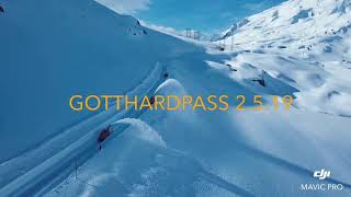 Schneeräumung am Gotthardpass 2019 Uri