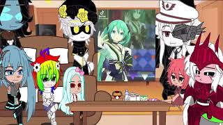 Fandom react to Miku.1/? (Mha,advanced class,ponyo,pressure,murder drones,cookie run kingdom, dandy)