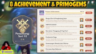 8 Achievement & Primogems - Penantang Seri VI Genshin Impact v3.1