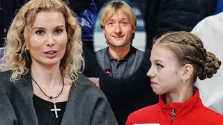 Trusova should thank Tutberidze for the bronze medal of the 2021 World Cup. Tuktamysheva's tears.