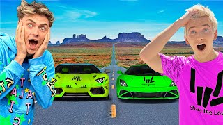 Racing Carter Sharer's Lamborghini VS my Sharerghini Lambo!!