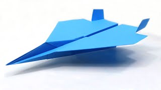 How to Make EASY F-15 Paper Airplane - Amazing Paper Jet Tutorial