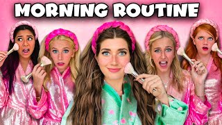 i MADE MY 6 SiSTERS COPY MY MORNiNG ROUTiNE!! *fighting* 😳