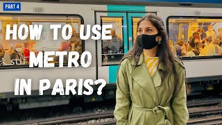 How To Use The Paris Metro | Paris Tourism Information | Desi Couple On The Go In Paris | In Hindi