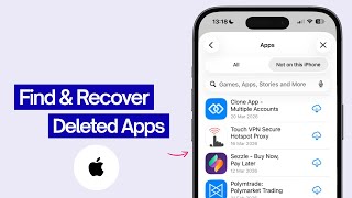 How to Find & Recover Deleted Apps on iPhone