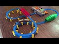 let’s plarail with thomas and friends toy train set featuring tomica plarail auto action station