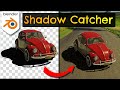 How to make a shadow catcher in Blender 4.0 Cycles and Eevee