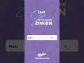 milka x snelle laat snelle het bij iemand zingen