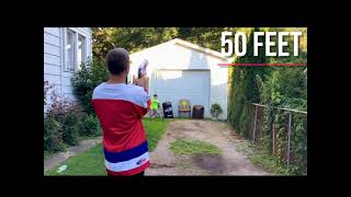 How Far Can The Nerf Mega XL Big Rig Shoot?