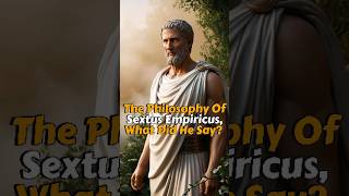 The Philosophy Of Sextus Empiricus, What Did He Say?