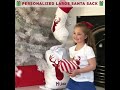 personalized large santa sack christmas décor us