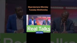 BREAKING NEWS!!  MONDAY TUESDAY AND WEDNESDAY DECLARED MAANDAMANO DAYS   fearless Edwin Sifuna says