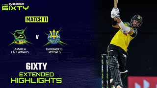 Extended Highlights | Jamaica Tallawahs vs Barbados Royals | The 6IXTY Men