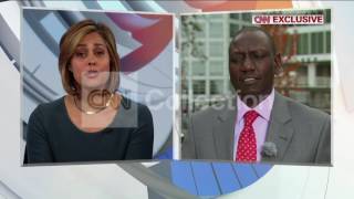 KENYAN DEPUTY PRESIDENT SPEAKS TO CNN